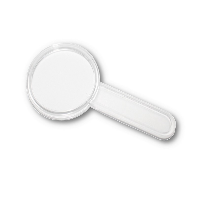 Loupe à main plastique Ø40 / Magnifying glass Ø 40 x 3 - PMMA