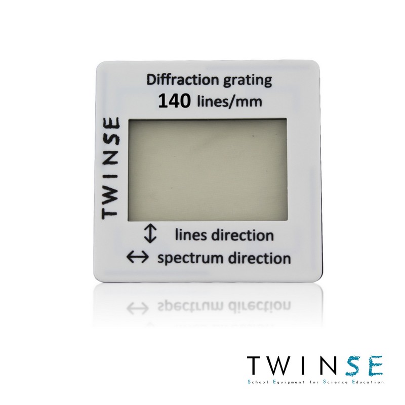 Réseau diffraction 140 traits / Diffraction grating 140 lines