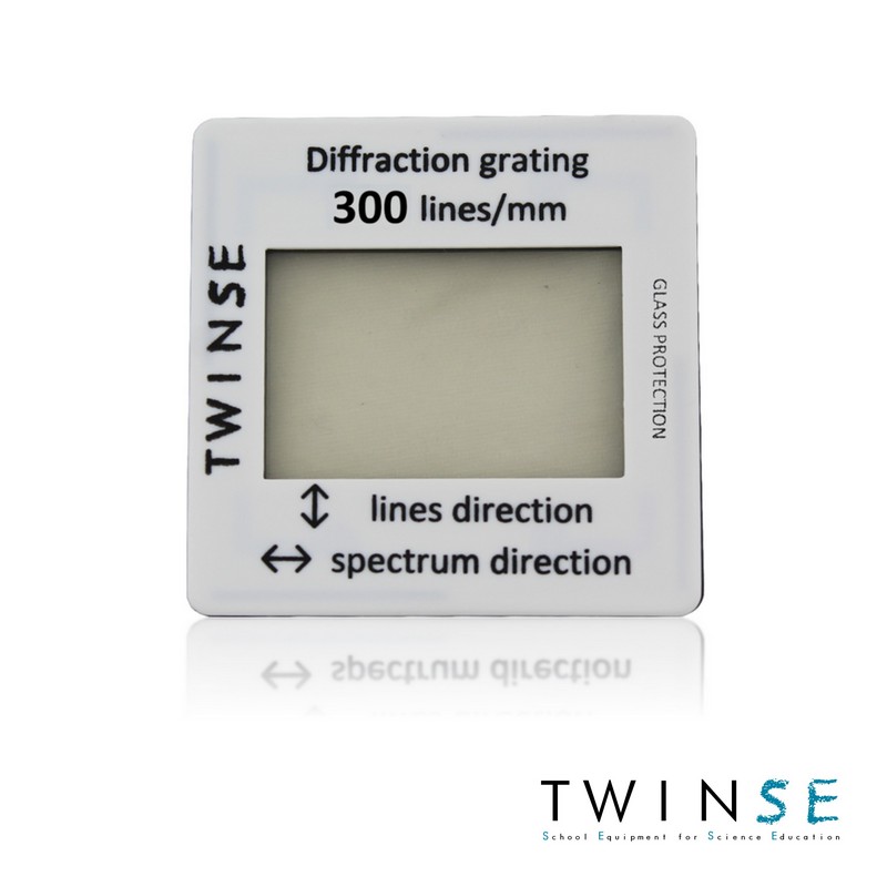 Réseau diffraction verre 300 traits / Diffraction glass grating 300 lines