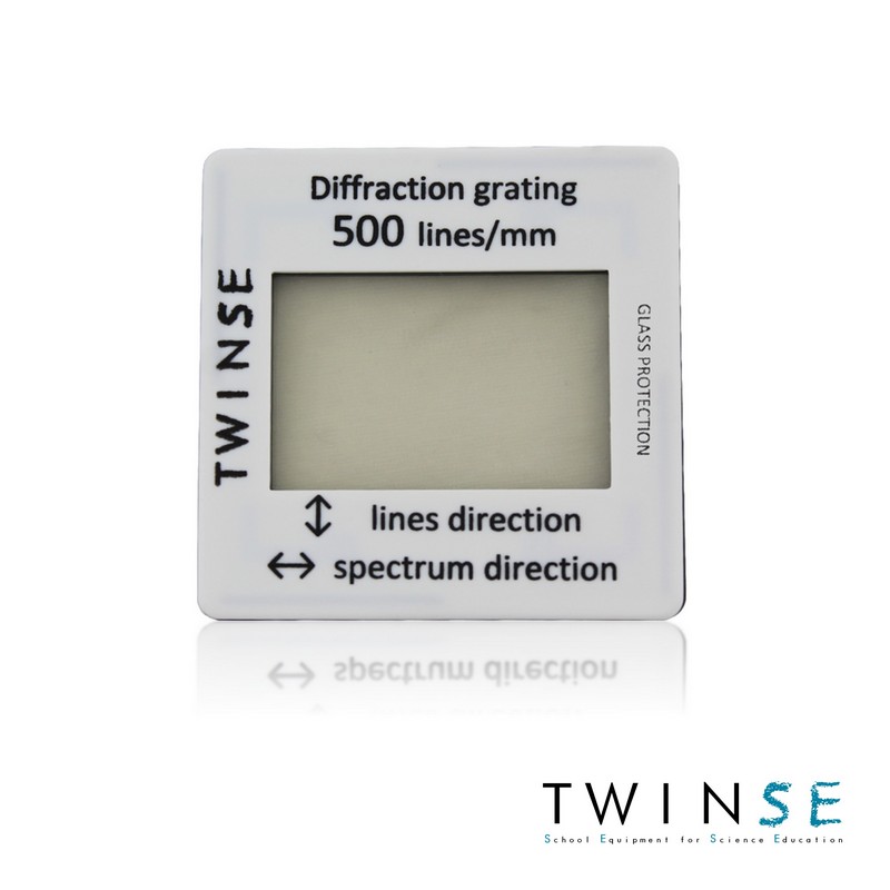 Réseau diffraction 500 traits / Diffraction grating 500 lines