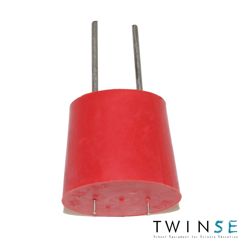 bouchon avec 2 électrodes platine / Cap with 2 platinum electrodes