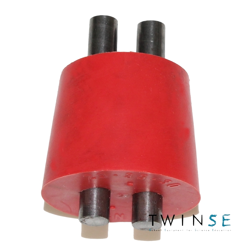 bouchon avec 2 électrodes fer / Cap with 2 iron electrodes