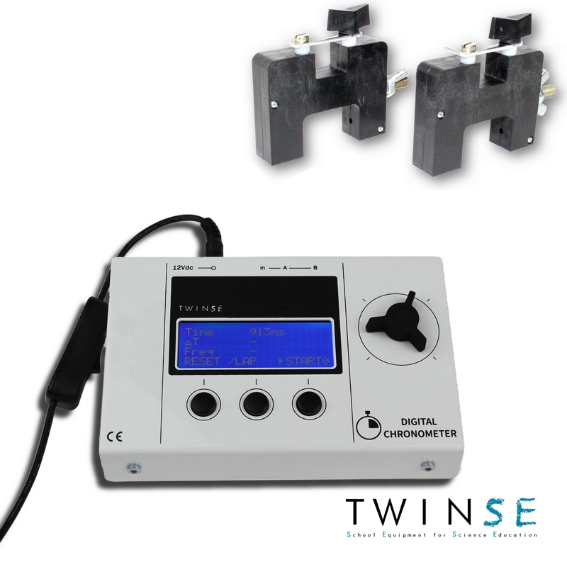 Chronomètre numérique + 2 capteurs optiques / Digital chronometer + 2 optical sensors