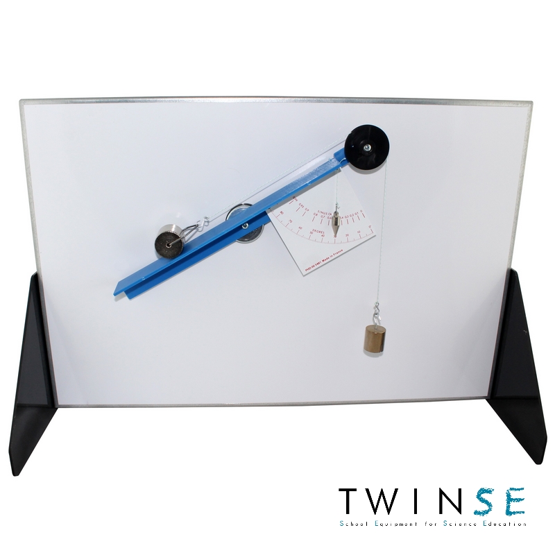 Exemple avec plan incliné magnétique / Example with magnetic inclined plane Exemple avec plan incliné magnétique / Example with magnetic inclined plane